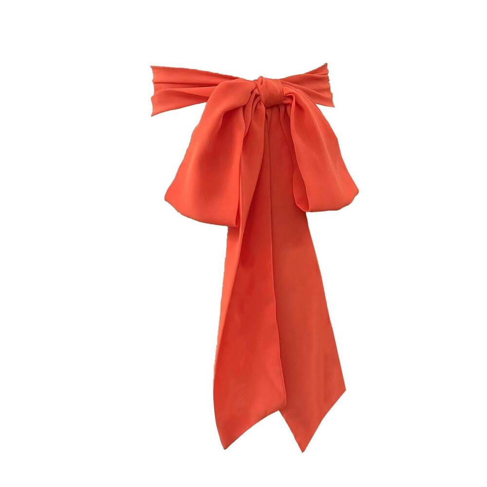 9837 Chiffon Sash Belt Waist Bow For Women Dress 3.74 In Wide